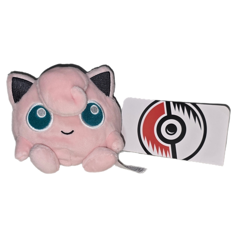 Pokemon Jigglypuff 4" Sitting Cuties Plush - Pokemon Center - 2021 NEW w/ Tags